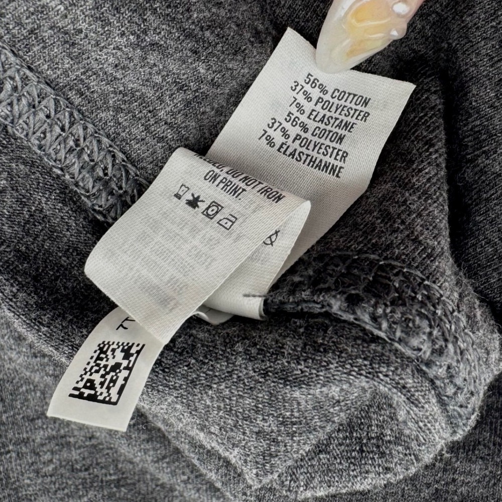 Aerie Chill Play Move Gray Heather High Waisted Cotton Blend Leggings Small - Picture 5 of 6